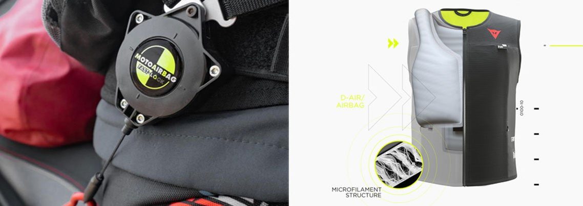 Dainese e Motoairbag gli airbag per eccellenza Dainese e Motoairbag gli airbag per eccellenza