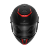 SHARK-SPARTAN-RS-HE8105-BLANK-SP-Nero-Rosso-Opaco-Fronte