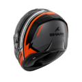 SHARK-SPARTAN-RS-HE8111-KOU-BYHRON--Nero-Arancio-Opaco-Dietro