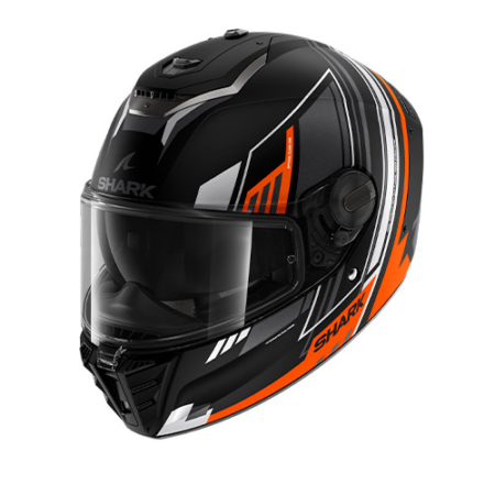 SHARK-SPARTAN-RS-HE8111-KOU-BYHRON--Nero-Arancio-Opaco-Lato