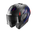 SHARK-EVO-ES-HE9816-KRYD-AKR-Antra-Blu-Rosso-Fronte-Aperto