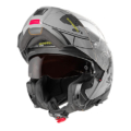 SCHUBERTH-C5-GLOBE-GRIGIO-Aperto