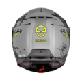 SCHUBERTH-C5-GLOBE-GRIGIO-Dietro