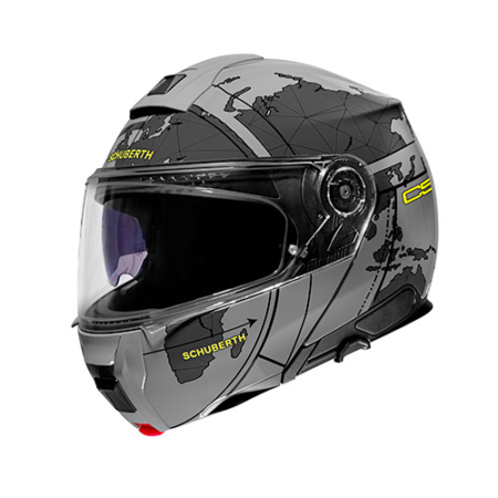 SCHUBERTH-C5-GLOBE-GRIGIO-Fronte