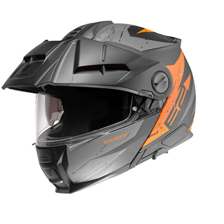 SCHUBERTH-E2-EXPLORER-ARANCIO-Lato