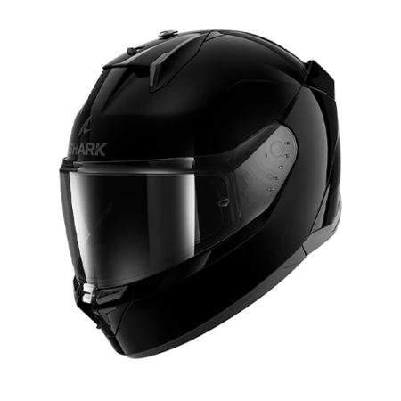 SHARK-D-SKWAL3-BLANK-HE0900-BLK-Nero-Lucido-Fronte