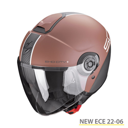 SCORPION-EXO-CITY-II-CARBO-183-421-265-Marrone-Scuro-Nero-Fronte