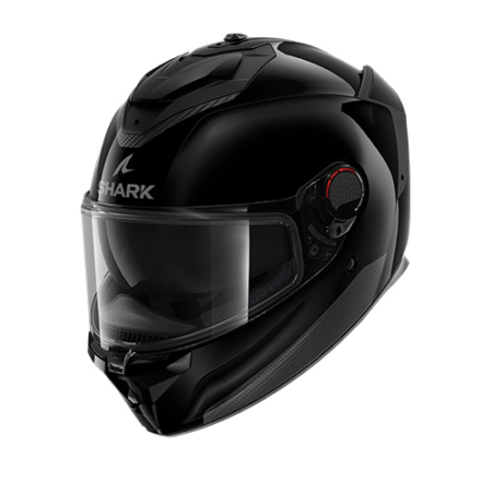 SHARK-SPARTAN-GT-PRO-BLANK-HE1300-BLK-Nero-Lucido-Fronte