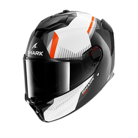 SHARK-SPARTAN-GT-PRO-CARBON-DOKHTA-HE1306-DWO-Carbon-Bianco-Orange-Fronte