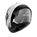 SHARK-SPARTAN-RS-BYRHON-HE8110-WKU-Bianco-Nero-Cromo-Dietro