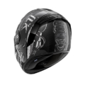 SHARK-SPARTAN-RS-CARBON-XBOT-HE8157-DAS-Antracite-Argento-Dietro