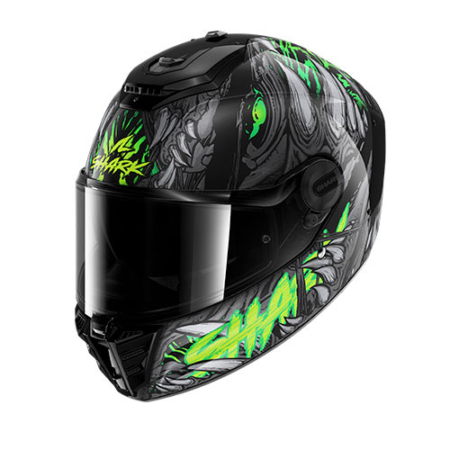 SHARK-SPARTAN-RS-SHAYTAN-HE8114-KGA-Nero-Verde-Antracite-Fronte