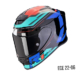 SCORPION-EXO-R1-EVO-AIR-BLAZE-110-441-296-Nero-Blu-Rosso-Fronte