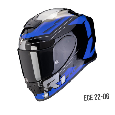 SCORPION-EXO-R1-EVO-AIR-BLAZE-110-441-66-Nero-Blu-Fronte