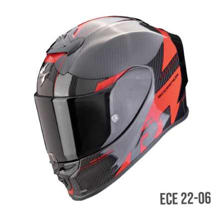 SCORPION-EXO-R1-EVO-CARBON-AIR-RALLY-110-434-24-Nero-Rosso-Fronte