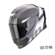 SCORPION-EXO-R1-EVO-CARBON-AIR-RALLY-110-434-55-Nero-Bianco-Fronte