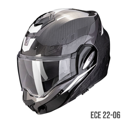 SCORPION-EXO-TECH-EVO-CARBON-ROVER-118-433-55-Nero-Bianco-Fronte