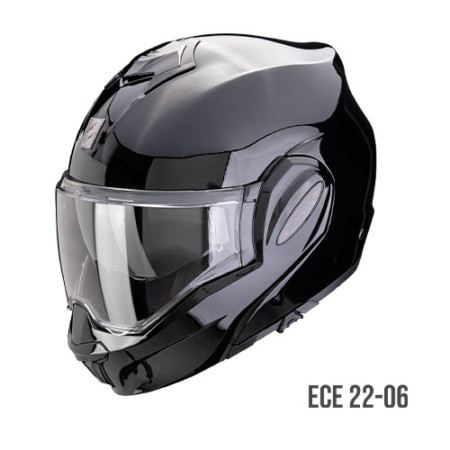 SCORPION-EXO-TECH-EVO-PRO-SOLID-119-100-14-Nero-Metal-Fronte