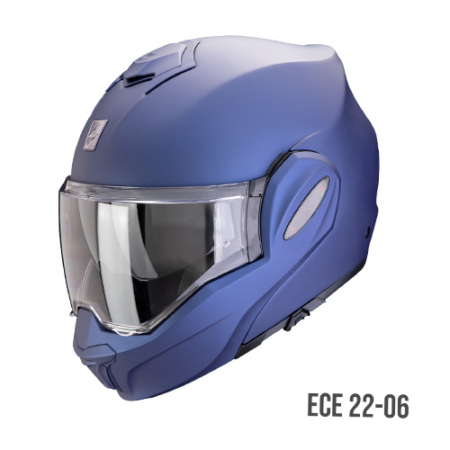 SCORPION-EXO-TECH-EVO-PRO-SOLID-119-100-324-Blu-Metal-Opaco-Fronte