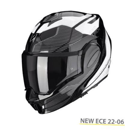 SCORPION-EXO-TECH-EVO-ANIMO-118-414-55-Nero-Bianco-Fronte