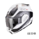 SCORPION-EXO-TECH-EVO-PRO-COMMUTA-119-435-65-Bianco-Argento-Fronte