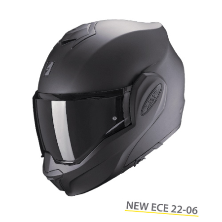 SCORPION-EXO-TECH-EVO-SOLID-118-100-10-Nero-Opaco-Fronte