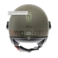 MOMO-FIGHTER-CLS-Flip-Verde-Opaco-Bronzo-Dietro