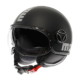 MOMO-FIGHTER-EVO-Nero-Silver-Opaco-Fronte