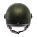 MOMO-FIGHTER-EVO-Verde-Nero-Opaco-Dietro
