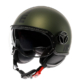 MOMO-FIGHTER-EVO-Verde-Nero-Opaco-Fronte