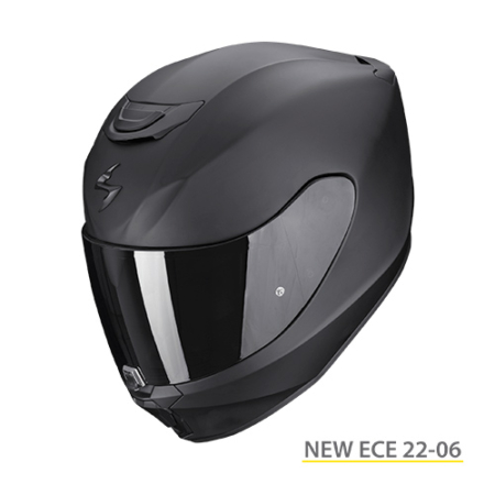 SCORPION-EXO-391-SOLID-139-100-10-Nero-Opaco-Fronte
