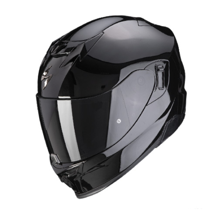 SCORPION-EXO-520-EVO-AIR-SOLID-172-100-03-Nero-Lucido-Fronte