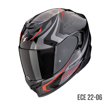 SCORPION-EXO-520-EVO-AIR-TERRA-172-449-163-Nero-Argento-Rosso-Fronte