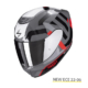 SCORPION-EXO-391-AROK-139-417-313-Grigio-Nero-Rosso-Fronte