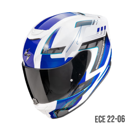 SCORPION-EXO-391-CAPTOR-139-469-74-Bianco-Blu-Fronte
